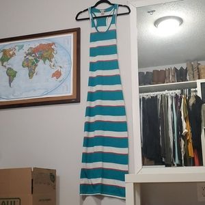 Racer back maxi dress